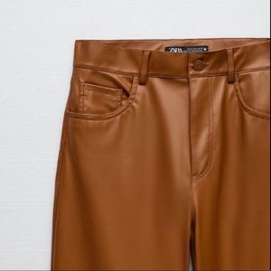 Zara leather pants